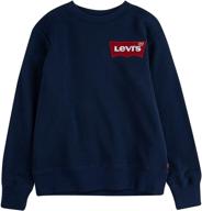 лондонский свитшот "levis boys crewneck revolver" для мальчиков в разделе модные худи и свитшоты. логотип