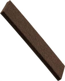 img 2 attached to SoftTouch 4219495N: 1 x 4 Inch Brown Felt Strips - Protect Hardwood Floors & Slide Furniture Effortlessly