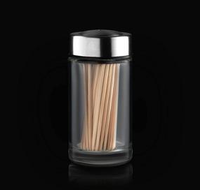 img 1 attached to 🦷 Stainless Steel Toothpick Dispenser by Chefoh - Optimal for Tooth Care