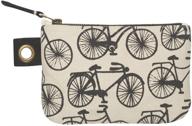 🚲 danica studio small zipper pouch, bicicletta: organize in style! logo