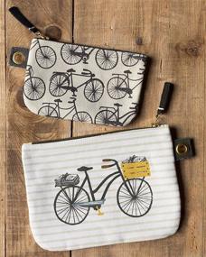 img 1 attached to 🚲 Danica Studio Small Zipper Pouch, Bicicletta: Organize in Style!