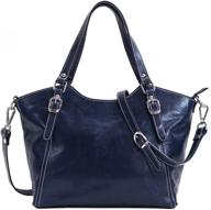 👜 floto ischia leather shoulder handbag - women's handbags, purses, and wallets logo