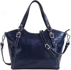 img 3 attached to 👜 Floto Ischia Leather Shoulder Handbag - Women's Handbags, Purses, and Wallets