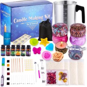 img 4 attached to 🕯️ Catchcraft Scented Candle Making Kit - Soy & Paraffin Wax DIY Art & Craft Supplies for Adults - Bulk Candles for Small Business & Home Essentials