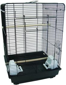 img 1 attached to YML 16x16 Flat Top Cage in Black: Durable and Spacious for Small Pets!