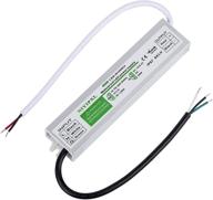 led driver: waterproof ip67 power supply transformer adapter with 60 watts, 100v-260v ac to 12v dc low voltage output for led light, computer project, outdoor light, and more логотип
