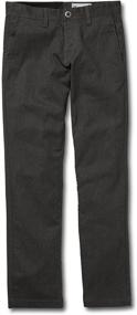 img 3 attached to Versatile and Stylish: Volcom Frickin Modern Stretch Black Boys' Pants