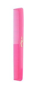 img 2 attached to 🔍 Krest Cleopatra 7 Inch Barber Cutting Comb: Flat Back Styler Comb, Neon Pink Color, Numbered Ruler, 6-Pack