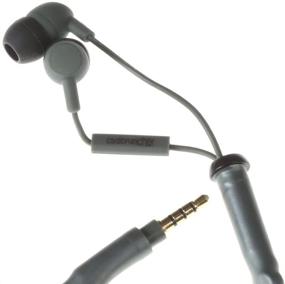 img 4 attached to CordCruncher EBMCBLGY00GRAY Tangle Free Earbuds With Microphone