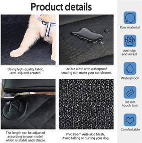 img 1 attached to 🐶 Ultimate Dog Car Seat Cover for Cars, Trucks, SUVs - 52"W x 76"L