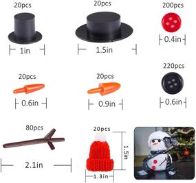 img 3 attached to DIY Snowman Crafts 🧶 Set: Adorable Button Snowman Crafting Projects