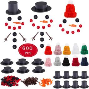 img 4 attached to DIY Snowman Crafts 🧶 Set: Adorable Button Snowman Crafting Projects
