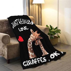 img 3 attached to Smier Direct Giraffes Flannel Children