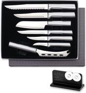 rada cutlery s48 knife set with r119 knife sharpener logo