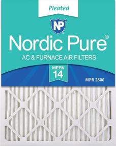 img 4 attached to 🌬️ Nordic Pure 20x30x1 MERV 14 Прошитый фильтр для печи