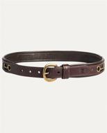 bit belt black large women's accessories logo