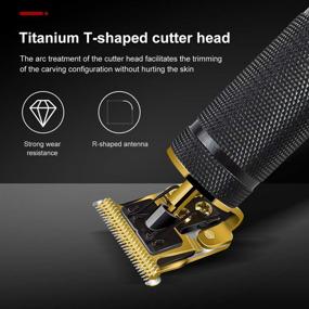 img 1 attached to 🪒 Ultimate Precision: T Blade Trimmer for Men - Cordless Electric Hair Liner for Flawless Baldheaded Hair, Beard, and Zero Gapped Trims