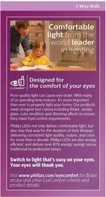 img 2 attached to 🌟 Philips EyeComfort Безмерцающая светодиодная лампа 556936
