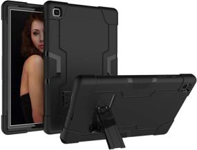 img 1 attached to Rugged Bingcok Case for Galaxy Tab A7 10.4 2020: Heavy Duty Shockproof Protection Cover-SM-T500/T505/T507 (5-Black)