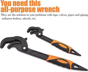 img 3 attached to Multi Function Universal Adjustable Wrenches 15 Inch Industrial Power & Hand Tools