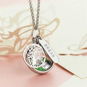 img 3 attached to NinaQueen Tree of Life 925 Sterling Silver Locket Pendant: Dream, Hope, and Love Necklace - Perfect Wedding, Christmas, Birthday or Anniversary Gifts for Wife, Mom, Daughter, and More