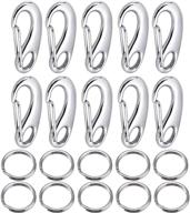 abimars stainless carabiner keychain tactical logo