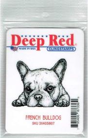 img 4 attached to Deep Red French Bulldog Rubber