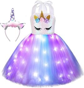 img 4 attached to 🦄 Magical Unicorn Costume for Birthday and Halloween Celebrations