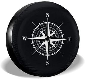img 4 attached to MSGUIDE Compass Sunscreen Dustproof Corrosion Tires & Wheels for Accessories & Parts