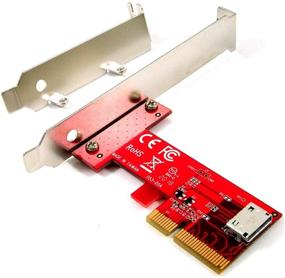 img 4 attached to 💻 Адаптерная карта Ableconn PEX-OL153 PCIe OCuLink SFF-8612 (PCIe 4.0 4-полосы)