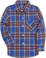 👕 boys' flannel shirt with button sleeves - clothing and tops, tees & shirts logo