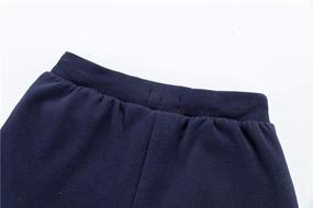 img 1 attached to 🩳 Comfortable & Stylish: UNACOO Fleece Sweatpants for Boys – Perfect Casual & Active Clothing!