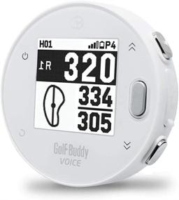 img 4 attached to Golf Buddy VoiceX Rangefinder White