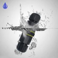 💦 waterproof junction connector: straight connector for seamless outdoor connections логотип