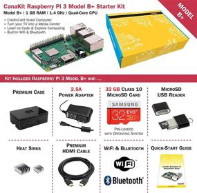 img 3 attached to 🔌 CanaKit Raspberry Pi 3 B+ (B Plus) Starter Kit - 32GB EVO+ Edition, Premium Black Case for Improved SEO