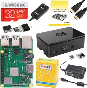 img 4 attached to 🔌 CanaKit Raspberry Pi 3 B+ (B Plus) Starter Kit - 32GB EVO+ Edition, Premium Black Case for Improved SEO