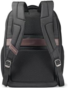 img 1 attached to Samsonite Kombi Business Backpack in Black/Brown 🎒 - 17.5 x 12 x 7-inch: Sleek and Functional