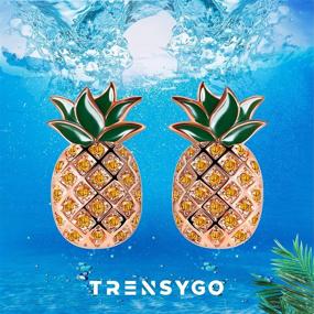 img 2 attached to 🍍 Hypoallergenic Stainless Steel Pineapple Jewelry for Housewarming, Graduation, and Girls