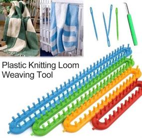 img 3 attached to 🧶 JapanAmStore XL Long Knitting Loom: DIY Loom Knitting for Scarf, Sweater, Shawl, and Blankets – 1Pcs