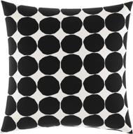 стильная подушка marimekko pienet kivet квадратная 26x26 в черном цвете: универсальное дополнение к вашему интерьеру. логотип