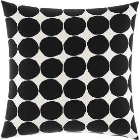 img 4 attached to Стильная подушка Marimekko Pienet Kivet квадратная 26x26 в черном цвете: универсальное дополнение к вашему интерьеру.