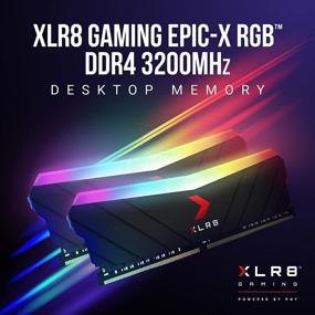 img 1 attached to 🎮 Улучшите игровую производительность с PNY 16GB XLR8 Gaming Epic-X RGB DDR4 3200MHz Память для настольных компьютеров