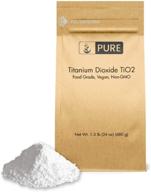 🌱 titanium dioxide tio2 (1.5 lb.): eco-friendly packaging for naturally occurring mineral logo