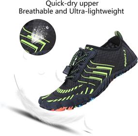 img 3 attached to 👟 Wide Toe Water Shoes for Men and Women - MAYZERO Swim Surf Beach Pool Hiking Sneakers Quick Dry Aqua Shoes