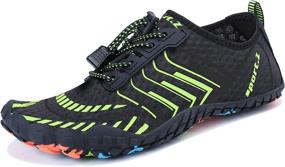 img 4 attached to 👟 Wide Toe Water Shoes for Men and Women - MAYZERO Swim Surf Beach Pool Hiking Sneakers Quick Dry Aqua Shoes