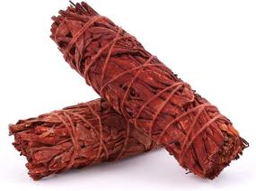 img 3 attached to Wholesale Dragon's Blood Sage Smudge Sticks 4 Inch – Energizing Cleansing Tools for Meditation, Reiki, Yoga – Bulk Dragon's Blood Sage Bundles (Pack of 6)