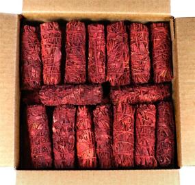 img 2 attached to Wholesale Dragon's Blood Sage Smudge Sticks 4 Inch – Energizing Cleansing Tools for Meditation, Reiki, Yoga – Bulk Dragon's Blood Sage Bundles (Pack of 6)