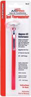 🌡️ interdynamics certified ac pro automotive air conditioner thermometer test kit, 0-220°f reading range, holder and clip included, model th-27 logo