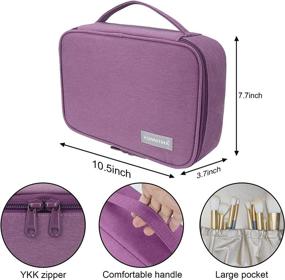 img 2 attached to Waterproof Cosmetic Organizer with Removable Compartments - KONNITIHA