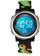 waterproof luminous stopwatch wristwatch dinosaur logo